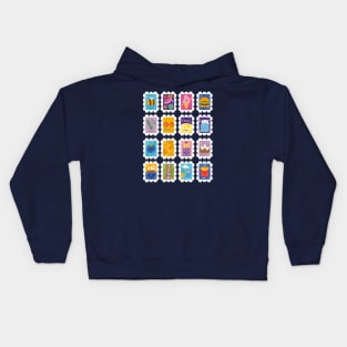 Postage Stamps Kids Hoodie